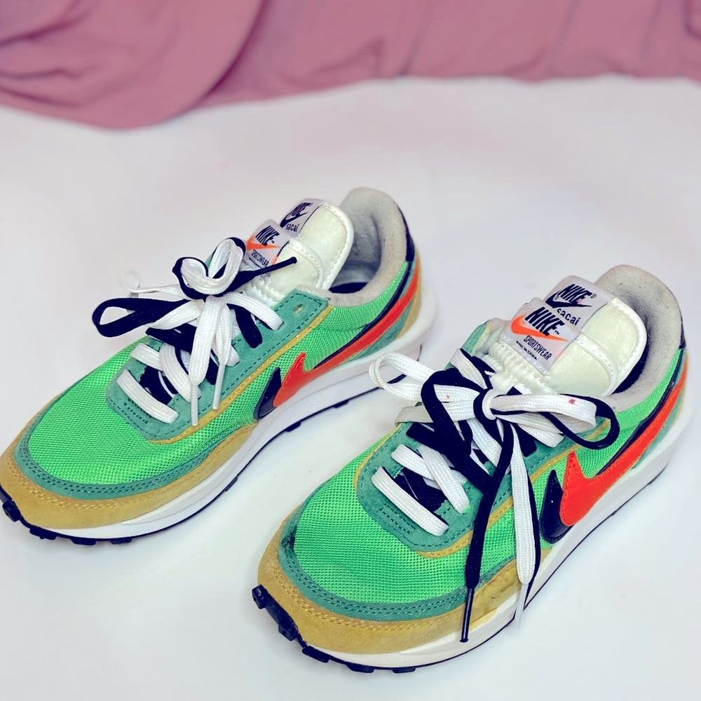 Nike sacai LDWaffle green gusto